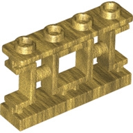 Lego plot 1x4x2, zlatá (6195089)